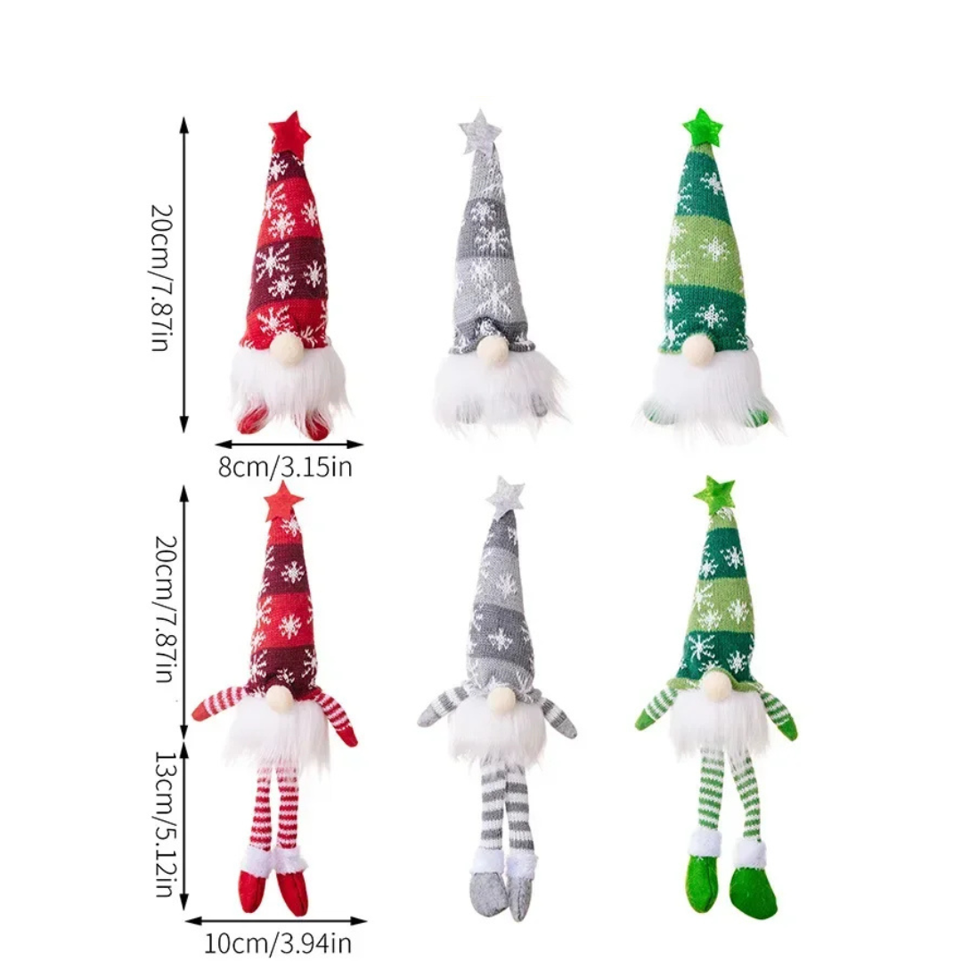 Kerst™ Gezichtsloze LED poppen