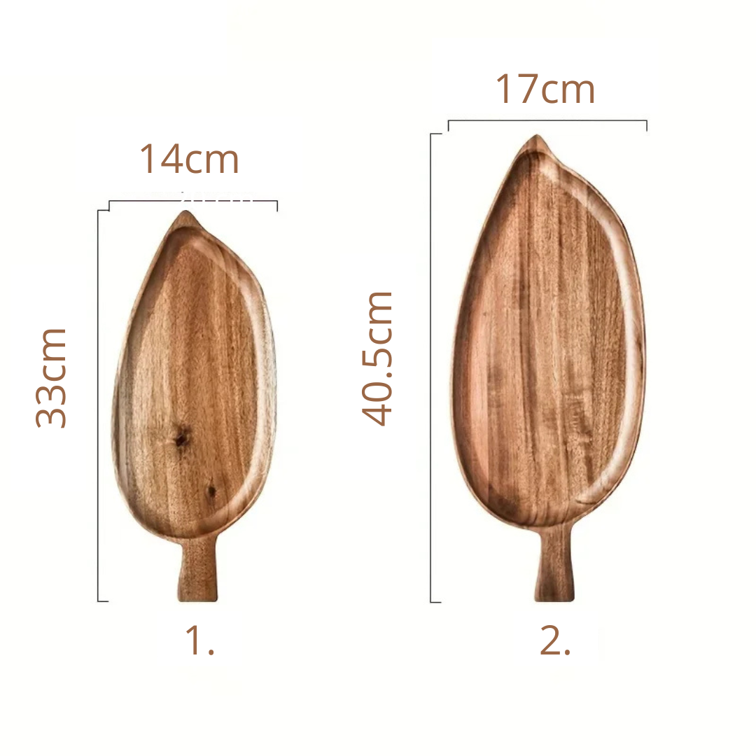 WD™ Houten bladvormige dienblad