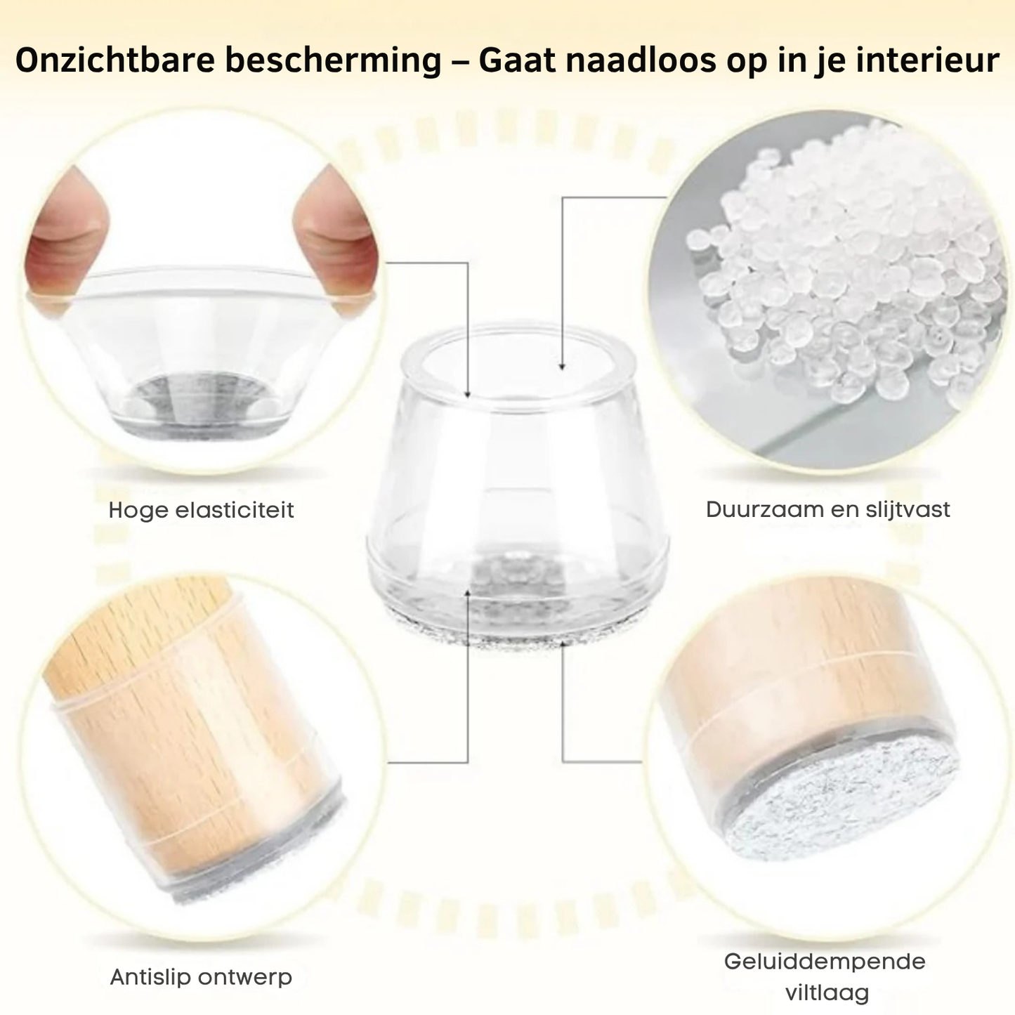 WD™ Stoelsokken – Bescherm je Vloer en Verminder Geluid