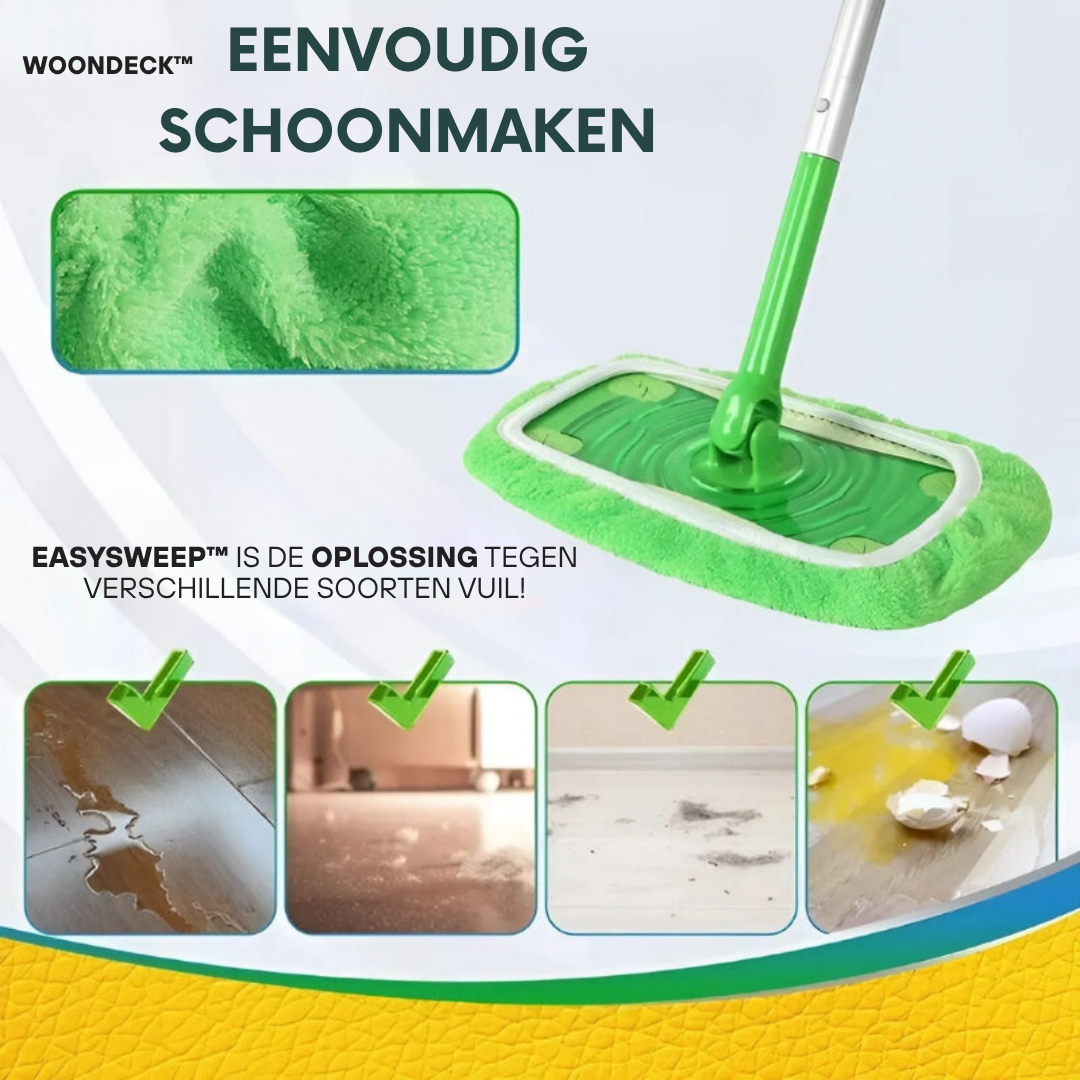 WD™ EasySweep - Herbruikbare mop voor Swiffer | 2+2 GRATIS