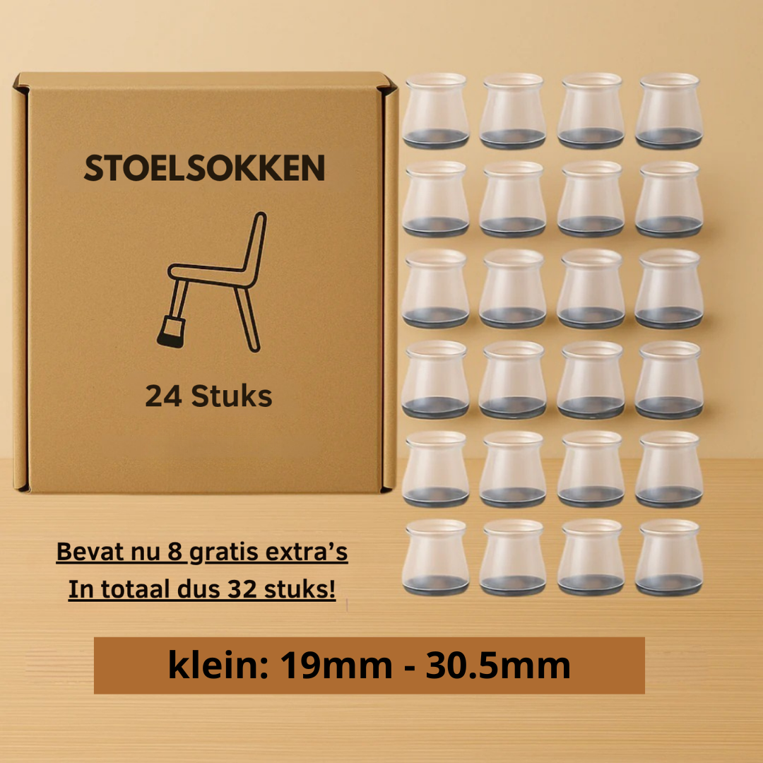 WD™ Stoelsokken – Bescherm je Vloer en Verminder Geluid