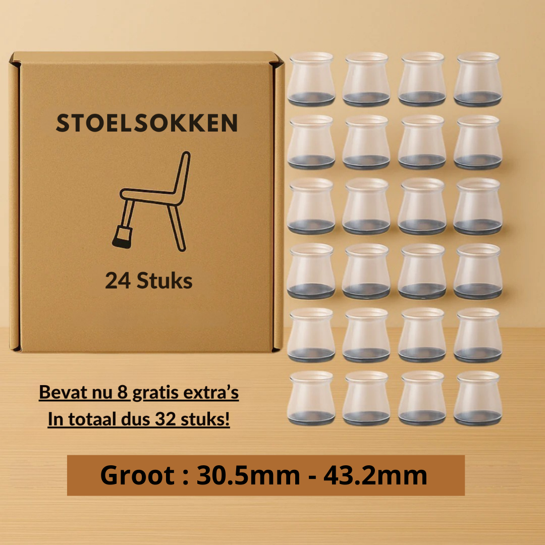 WD™ Stoelsokken – Bescherm je Vloer en Verminder Geluid