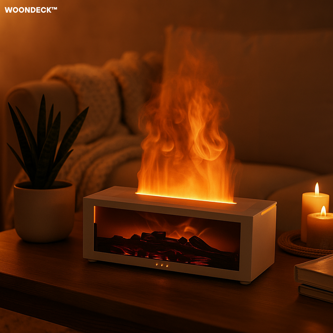 WD™ Haardlicht - Aroma diffuser met openhaard uitstraling