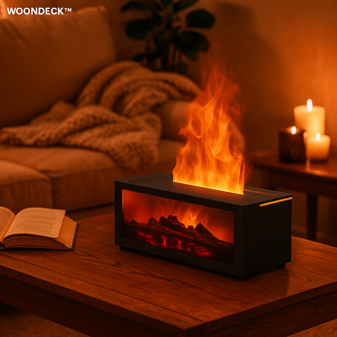 WD™ Haardlicht - Aroma diffuser met openhaard uitstraling