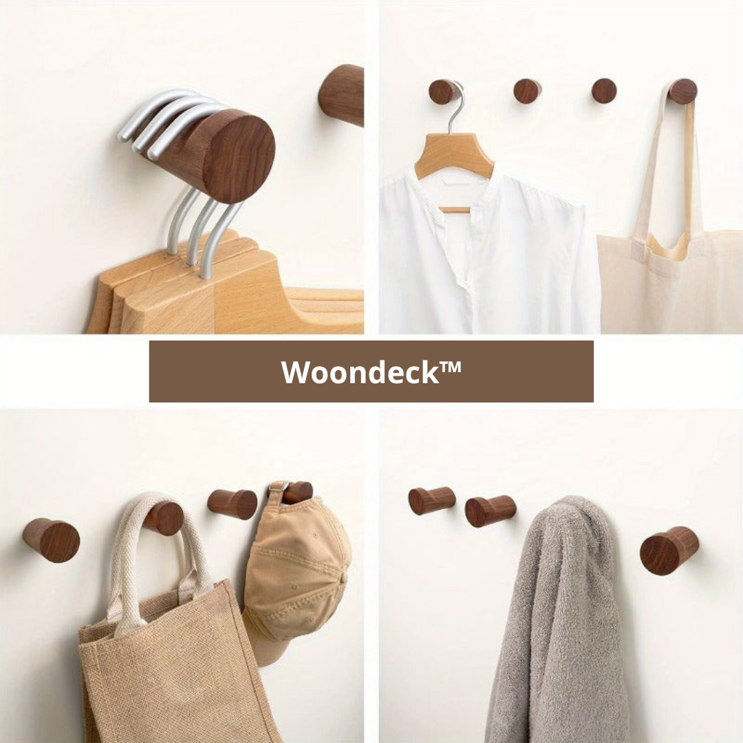 WD™ 4-delige Muurhaken set Hout
