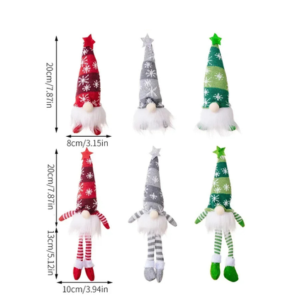 Kerst™ Gezichtsloze LED poppen