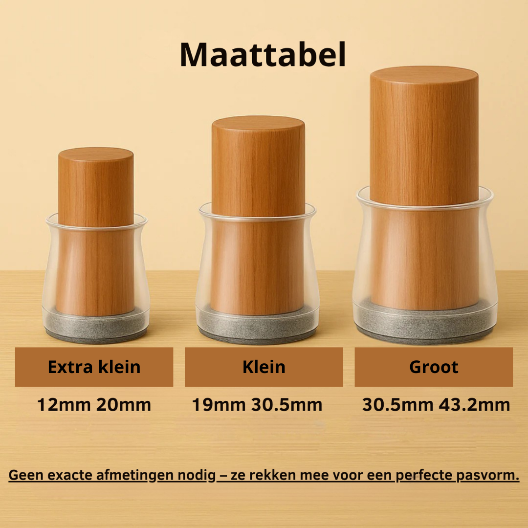 WD™ Stoelsokken – Bescherm je Vloer en Verminder Geluid