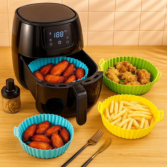WD™ Universele Airfryer Bakschalen - Geen rommel meer!