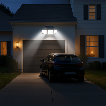 WD™ - Veiligthuis verlichting met bewegingssensor op zonne-energie!