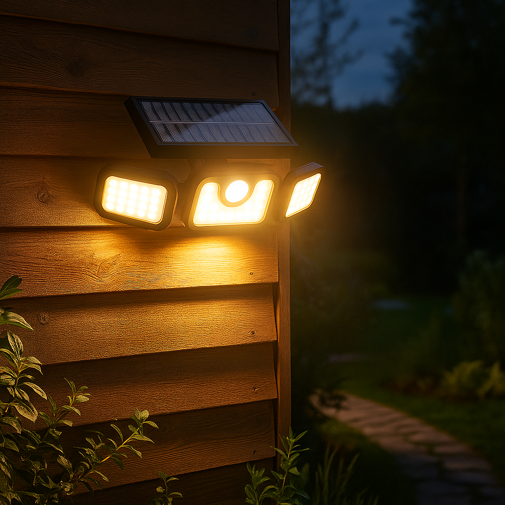 WD™ - Veiligthuis verlichting met bewegingssensor op zonne-energie!