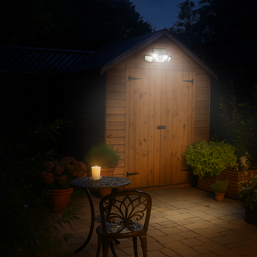 WD™ - Veiligthuis verlichting met bewegingssensor op zonne-energie!