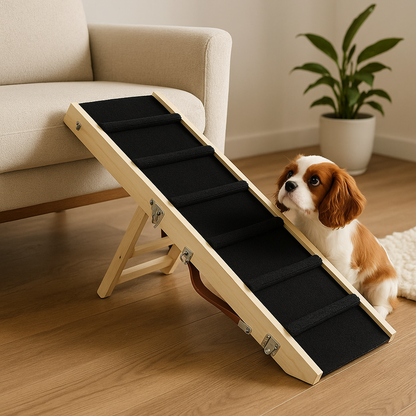 WD™ - Verstelbare opvouwbare hondenloopplank- Comfortabel Opstapje voor uw huisdier!