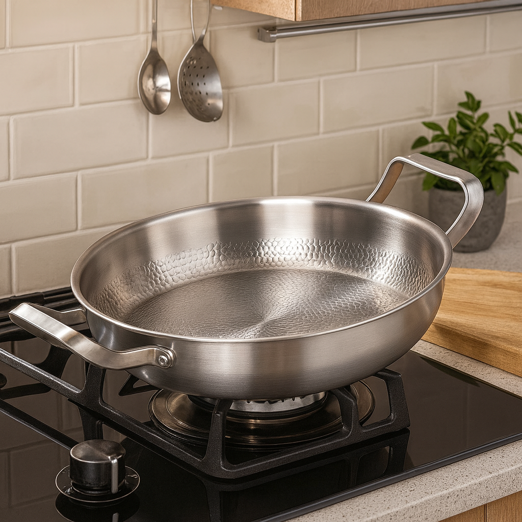 WD™ PREMIUM PAN - Titanium koeken pan met 2 handvaten - voor alle kookplaten