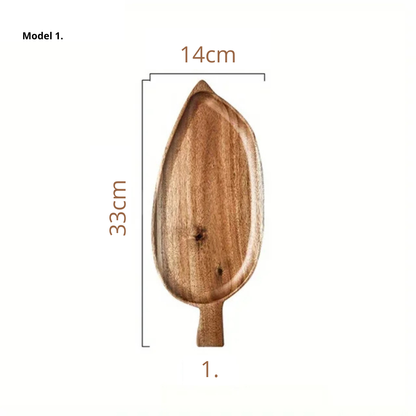 WD™ Houten bladvormige dienblad