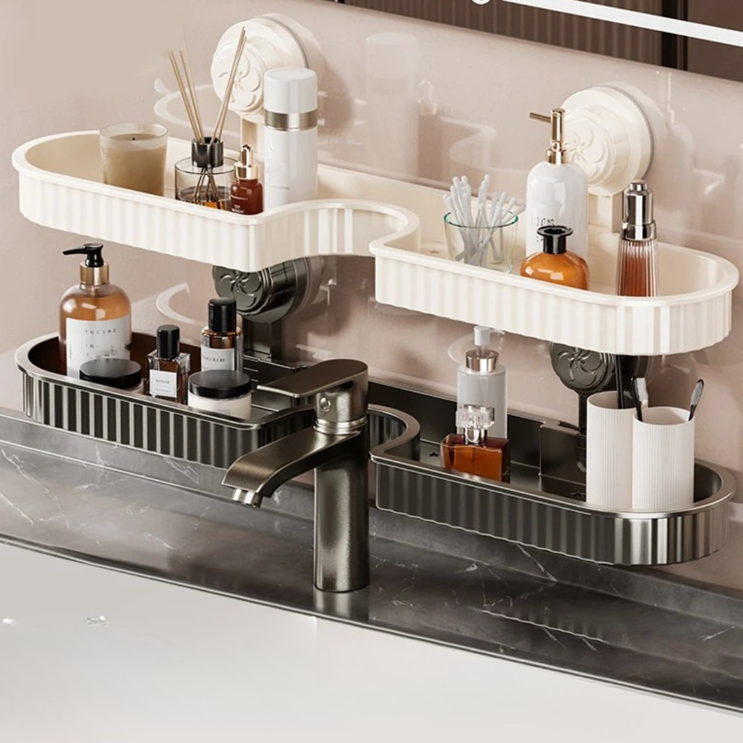 WD™ Wasbak organiser - makkelijk te bevestigen met zuignappen