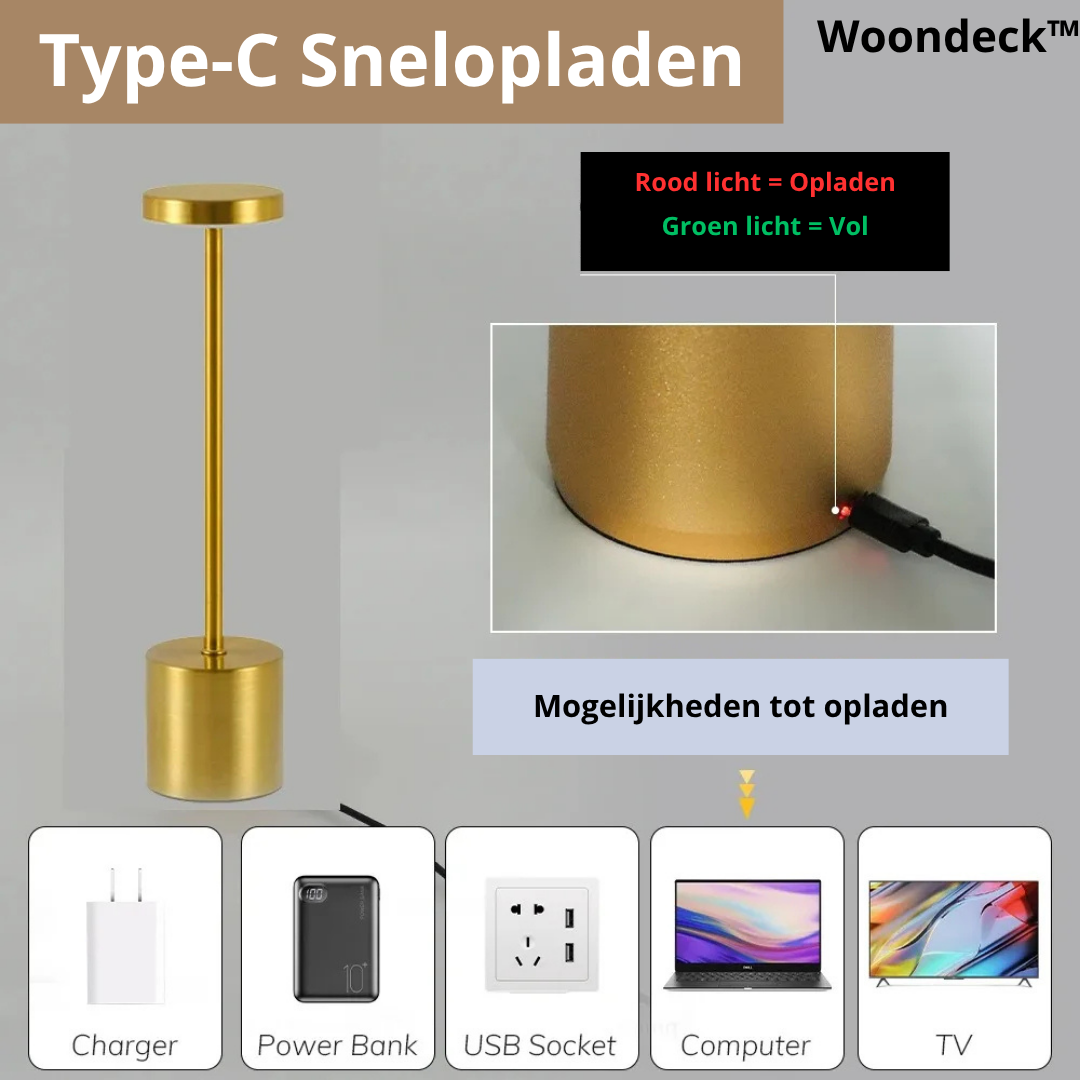 WD™ Klassieke oplaadbare Touch LED lamp