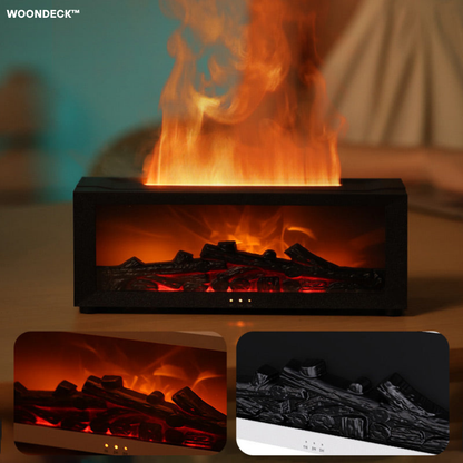 WD™ Haardlicht - Aroma diffuser met openhaard uitstraling