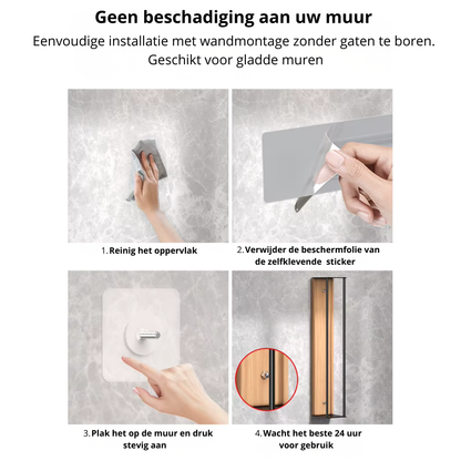 WD™ Handdoek opbergrek - strak design voor je handdoeken op te bergen