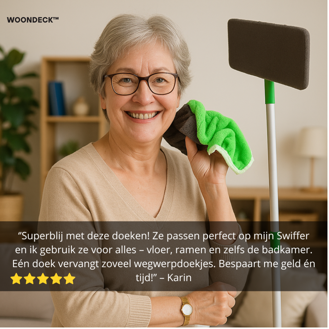 WD™ EasySweep - Herbruikbare mop voor Swiffer | 2+2 GRATIS