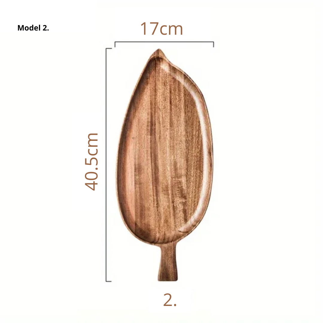 WD™ Houten bladvormige dienblad