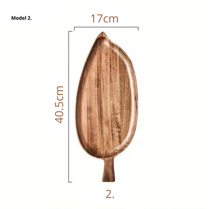 WD™ Houten bladvormige dienblad