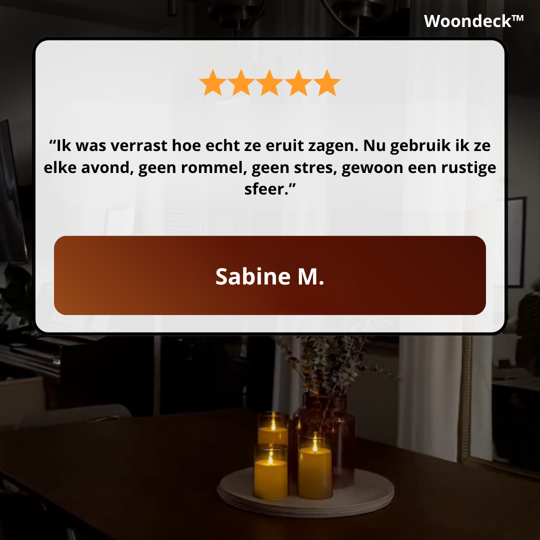 WD™ CozyGlow LED Kaarsen met afstandsbediening