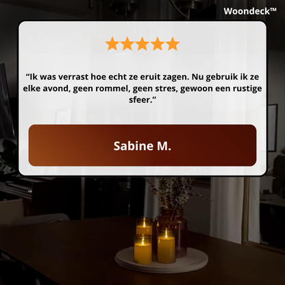 WD™ CozyGlow LED Kaarsen met afstandsbediening