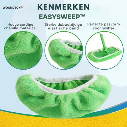 WD™ EasySweep - Herbruikbare mop voor Swiffer | 2+2 GRATIS