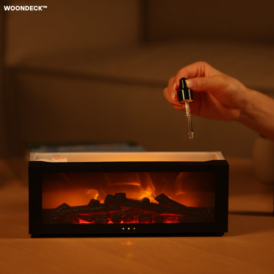 WD™ Haardlicht - Aroma diffuser met openhaard uitstraling