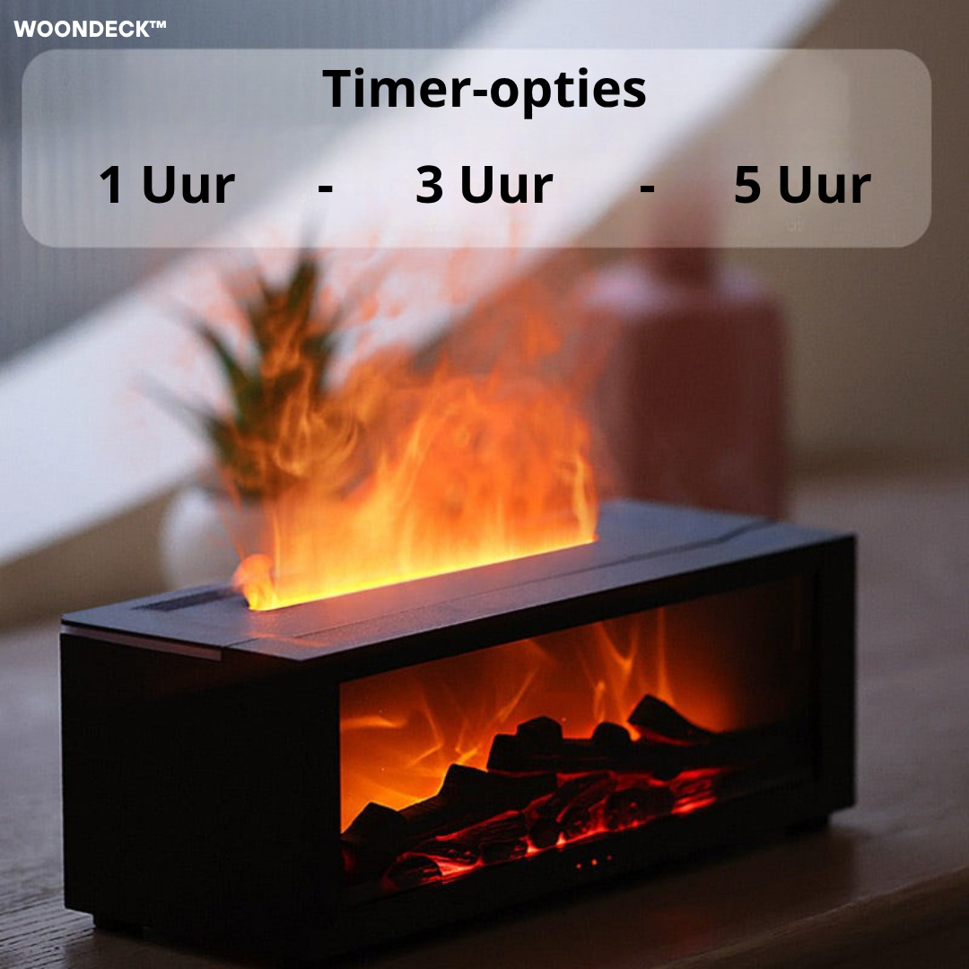 WD™ Haardlicht - Aroma diffuser met openhaard uitstraling