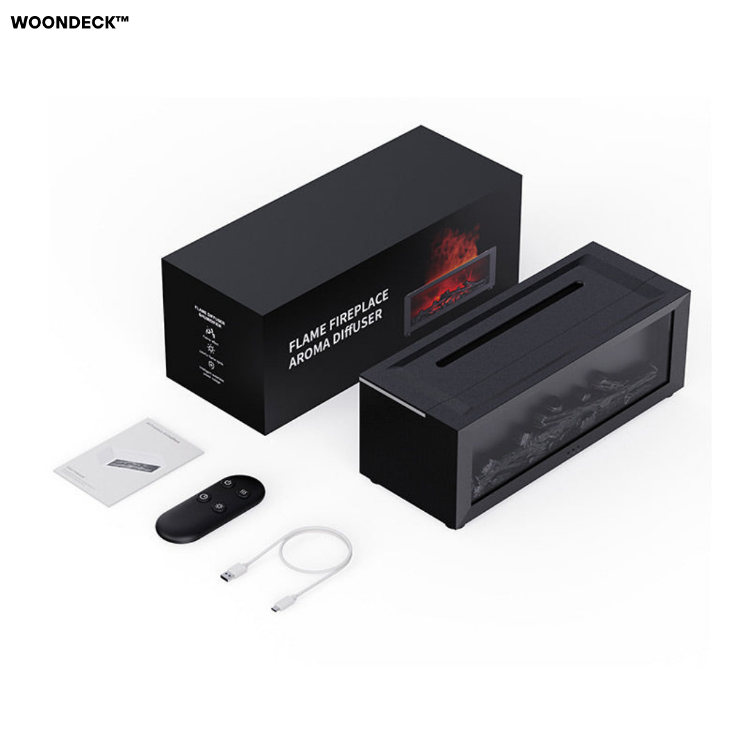 WD™ Haardlicht - Aroma diffuser met openhaard uitstraling