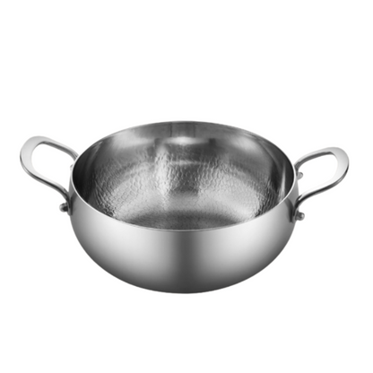 WD™ - Titanium Diepe Casserole Pan Pro – Duurzaam en Veilig Kookgerei voor Gezond Koken