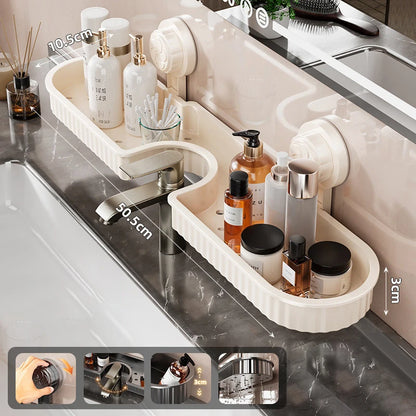 WD™ Wasbak organiser - makkelijk te bevestigen met zuignappen