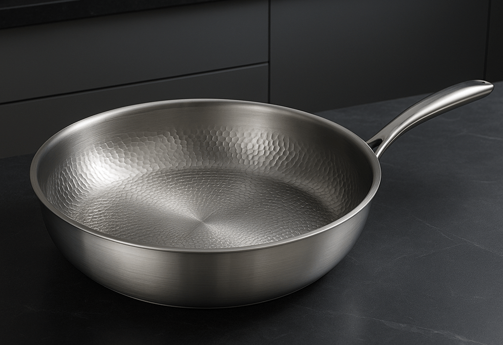 WD™-PREMIUM PAN - Hoogwaardige titanium pan zonder coating voor alle soorten kookplaten