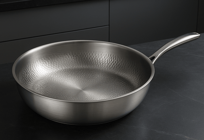 WD™-PREMIUM PAN - Hoogwaardige titanium pan zonder coating voor alle soorten kookplaten