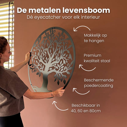 WD™ Metalen wanddecoratie - Levensboom